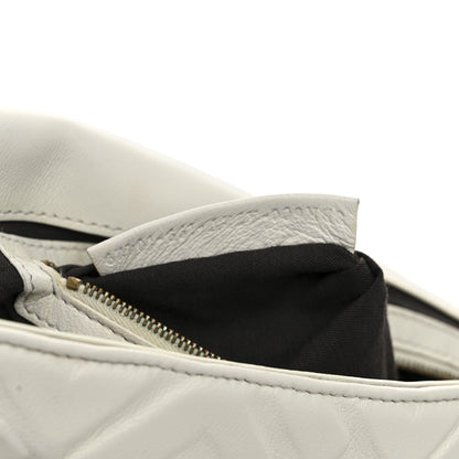 Fendi Nappa FF 1974 Embossed Large Baguette White 7 of 10