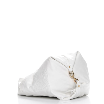 Chanel Calfskin Rodeo Drive Hobo White 4 of 9
