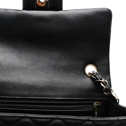 Chanel Lambskin Quilted Mini Rectangular Flap Black 11 of 11