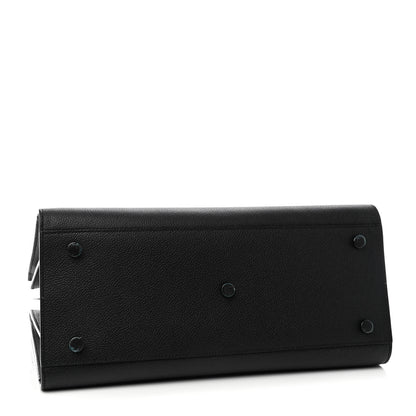 Saint Laurent Grained Calfskin Small Sac De Jour Black 4 of 9