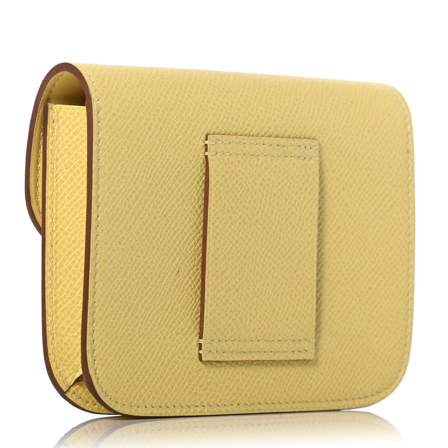 Epsom Constance Slim Wallet Jaune Poussin