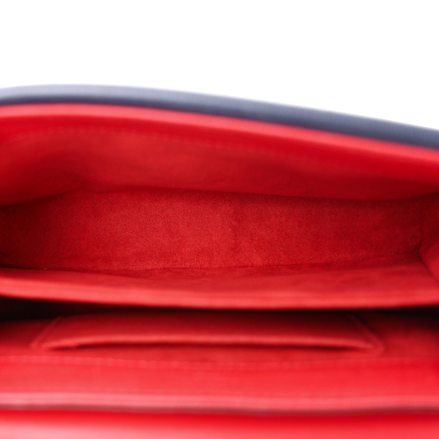 Monogram Cuir Plume Ecume Very Chain Bag Rouge Rubis