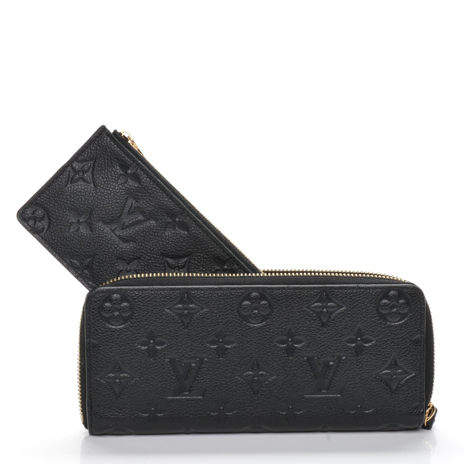 Louis Vuitton Empreinte Clemence Wallet Black 6 of 7