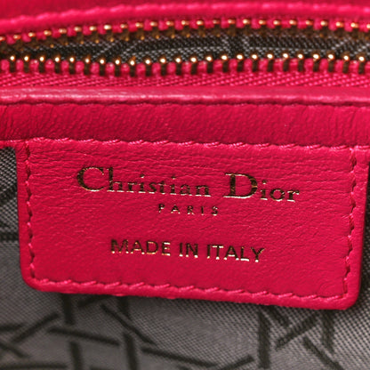 Christian Dior Lambskin Cannage Medium Lady Dior Pink 6 of 10