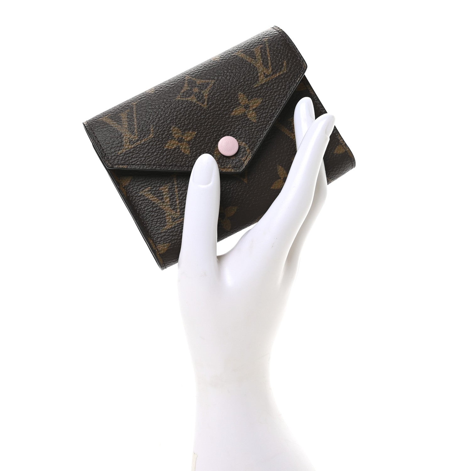 Louis Vuitton Monogram Victorine Wallet Rose Ballerine 2 of 8