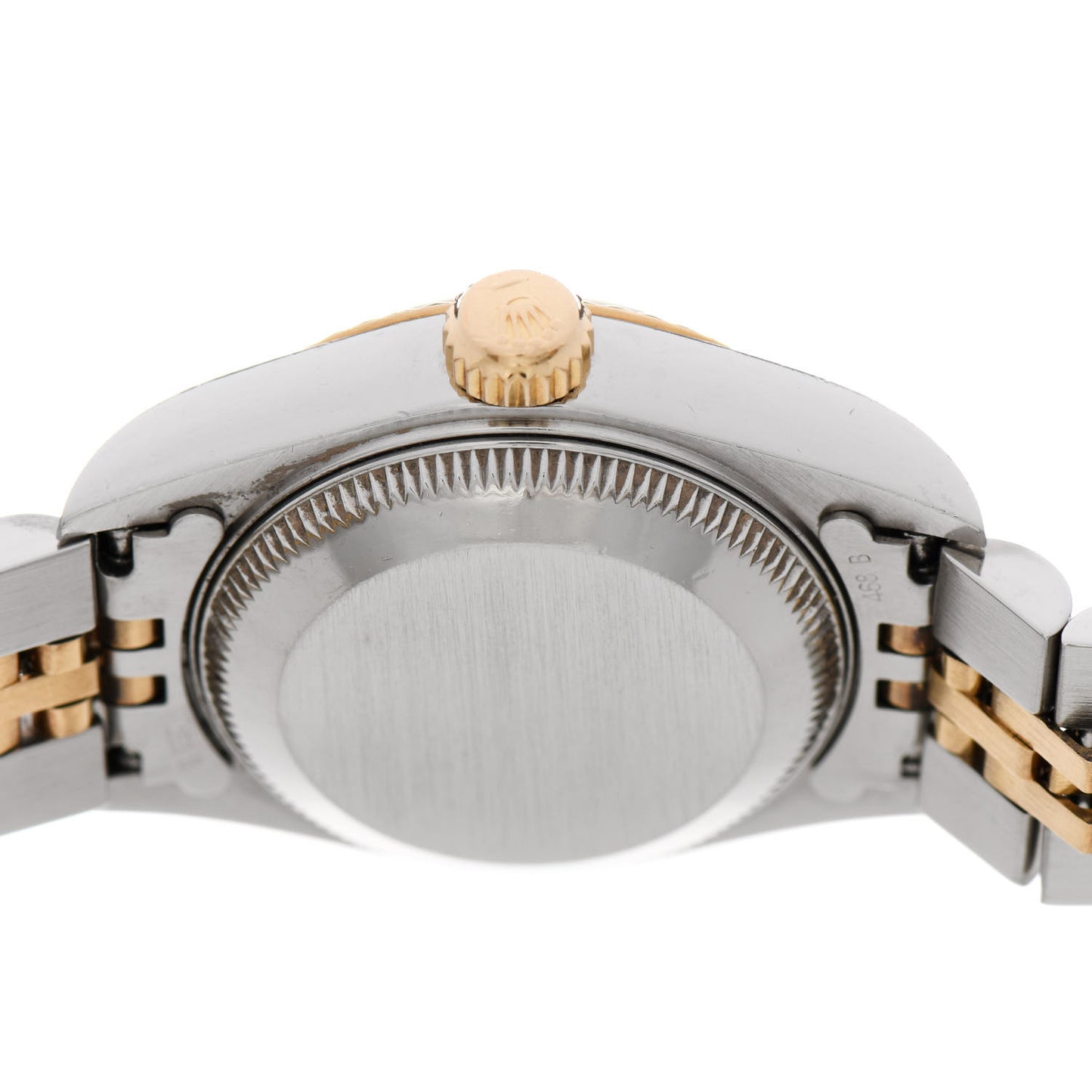 Stainless Steel 18K Yellow Gold 26mm Oyster Perpetual Datejust Watch White Roman 69173
