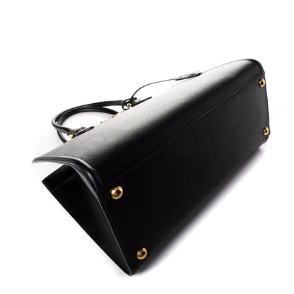 Prada Saffiano Soft Calfskin Tote Black 4 of 8