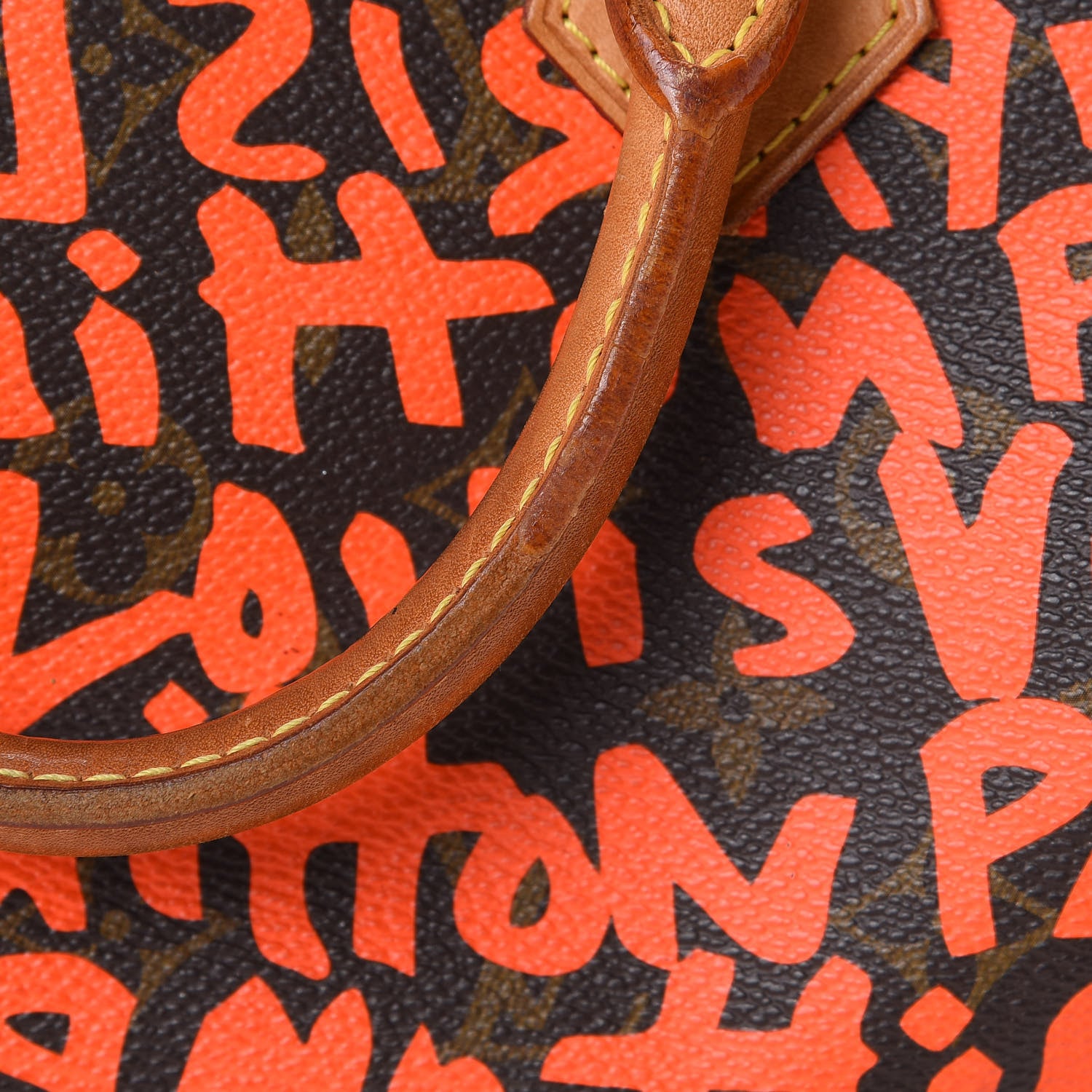 Louis Vuitton Monogram Graffiti Speedy 30 Orange 18 of 23