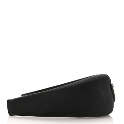 Prada Re-Nylon Metal Triangle Logo Headband Black 5 of 8
