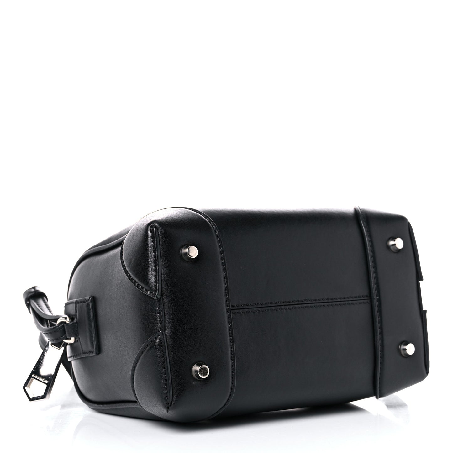 Calfskin Star Micro Lucrezia Black Silver