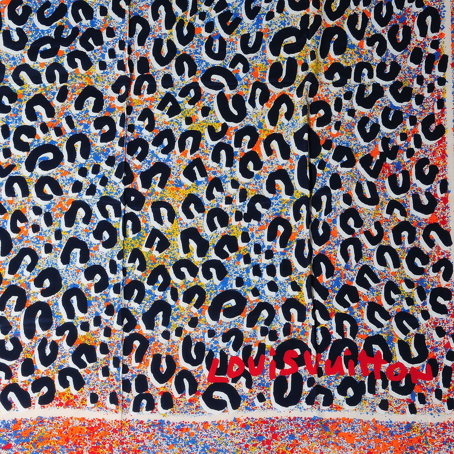 Silk Leo Spray Giant Square Piment