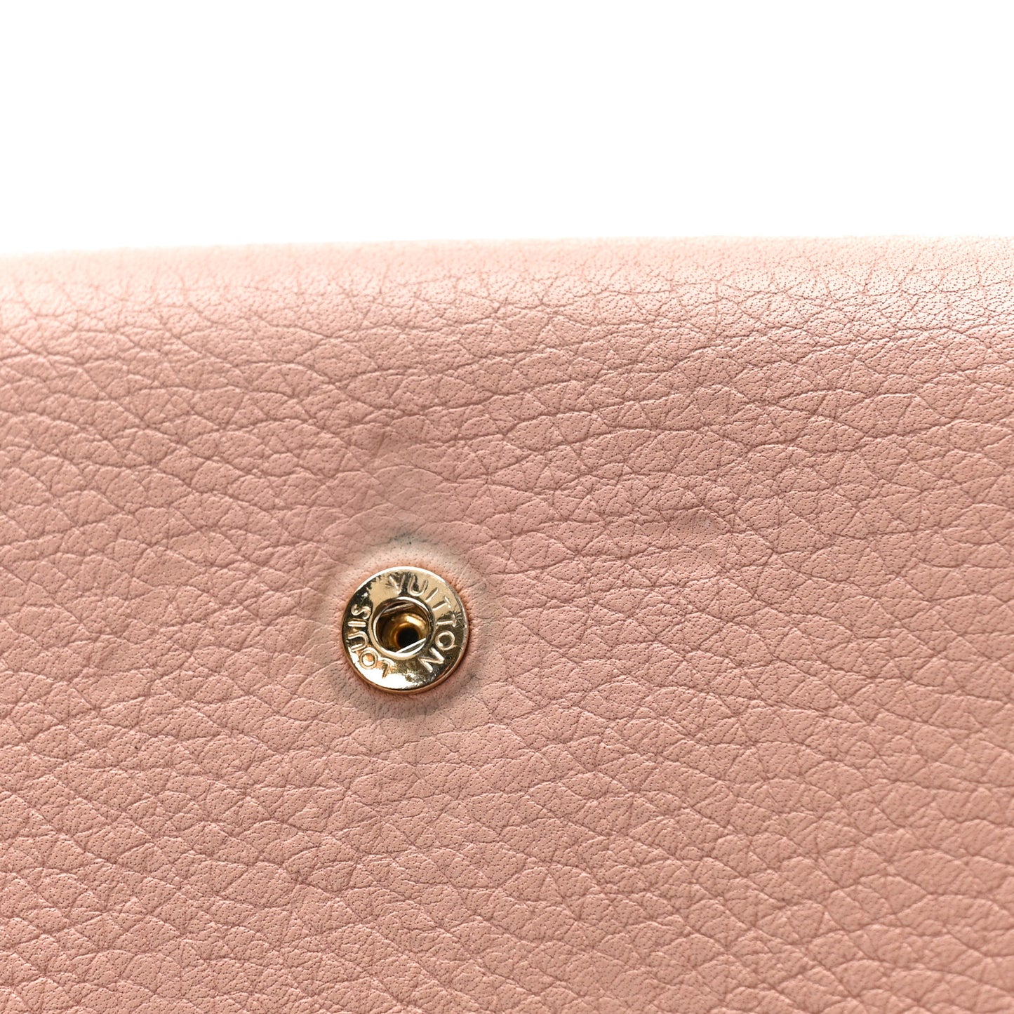 Taurillon Embellished Capucines Long Wallet Magnolia