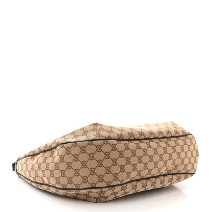 Gucci Monogram Large New Ladies Web Hobo Dark Brown 4 of 10
