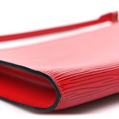 Louis Vuitton Epi Pochette Accessories 24 Castillan Red 9 of 10