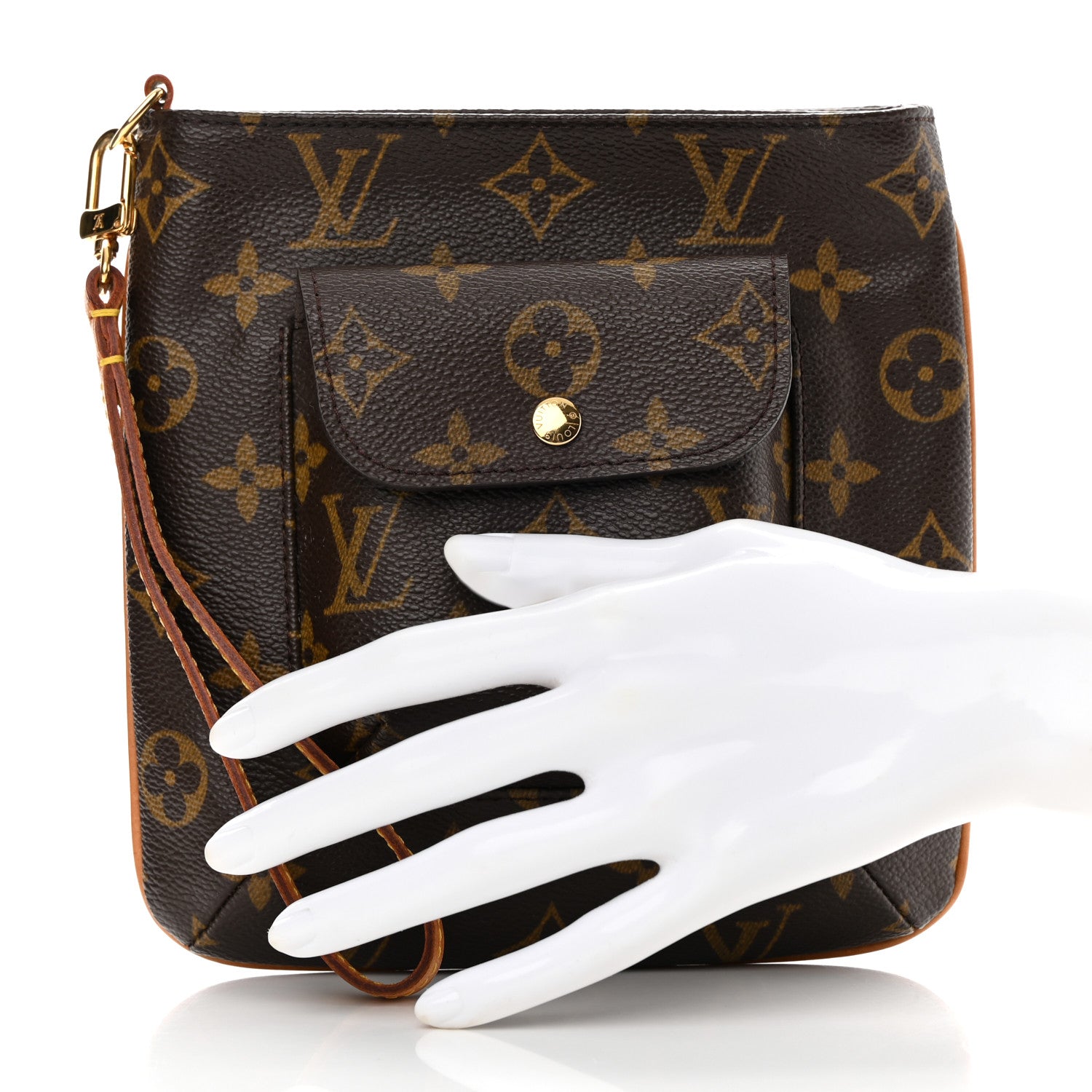 Louis Vuitton Monogram Partition Wristlet 2 of 9