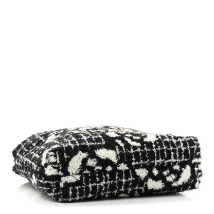 Chanel Cashmere Mini Chanel 22 Black White 4 of 10