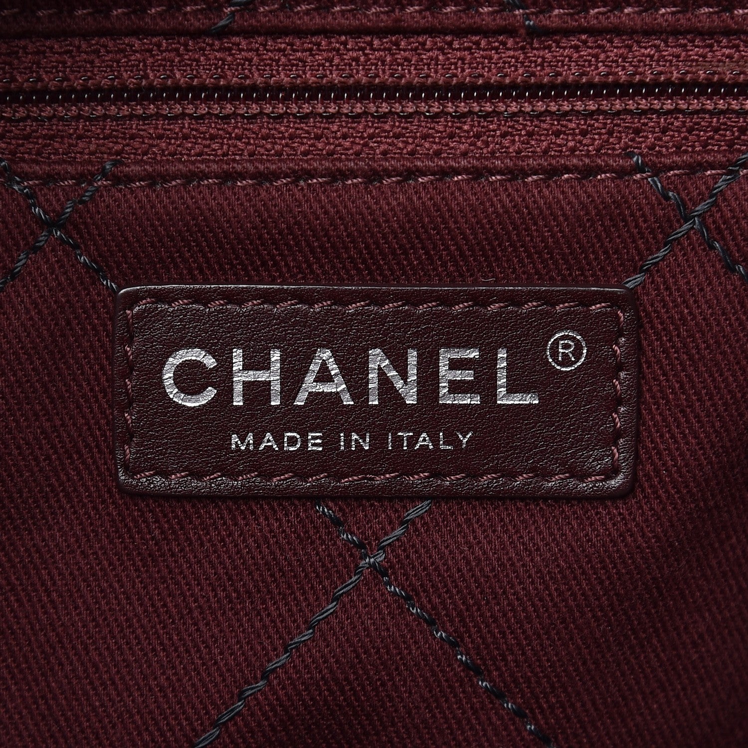 Chanel Grained Calfskin Shopping Fever Tote Dark Grey 6 of 9