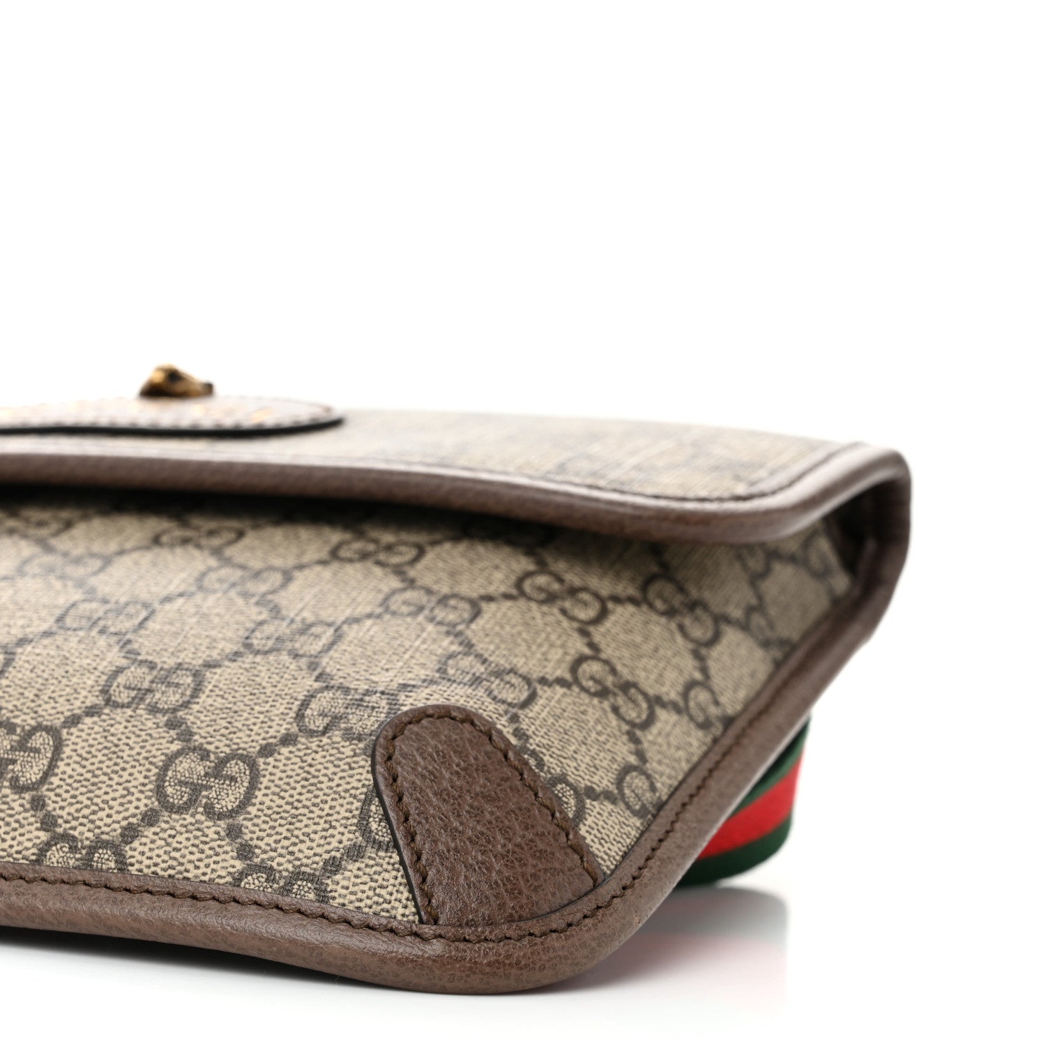 Gucci GG Supreme Monogram Neo Vintage Web Belt Bag Brown 10 of 11