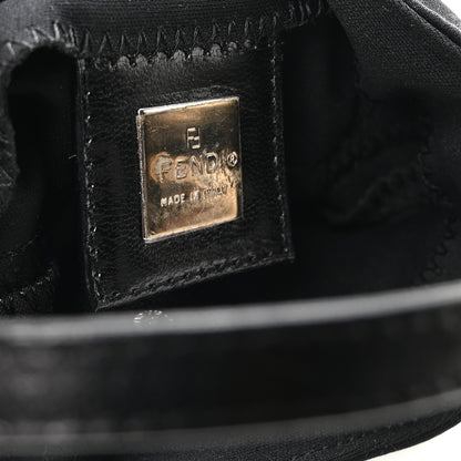 Fendi Neoprene Mini Half Moon Baguette  Black 6 of 10