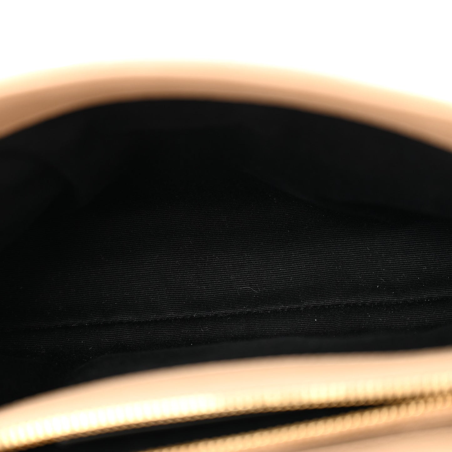 Sheepskin Matelasse Chevron Monogram Medium College Bag Dark Beige