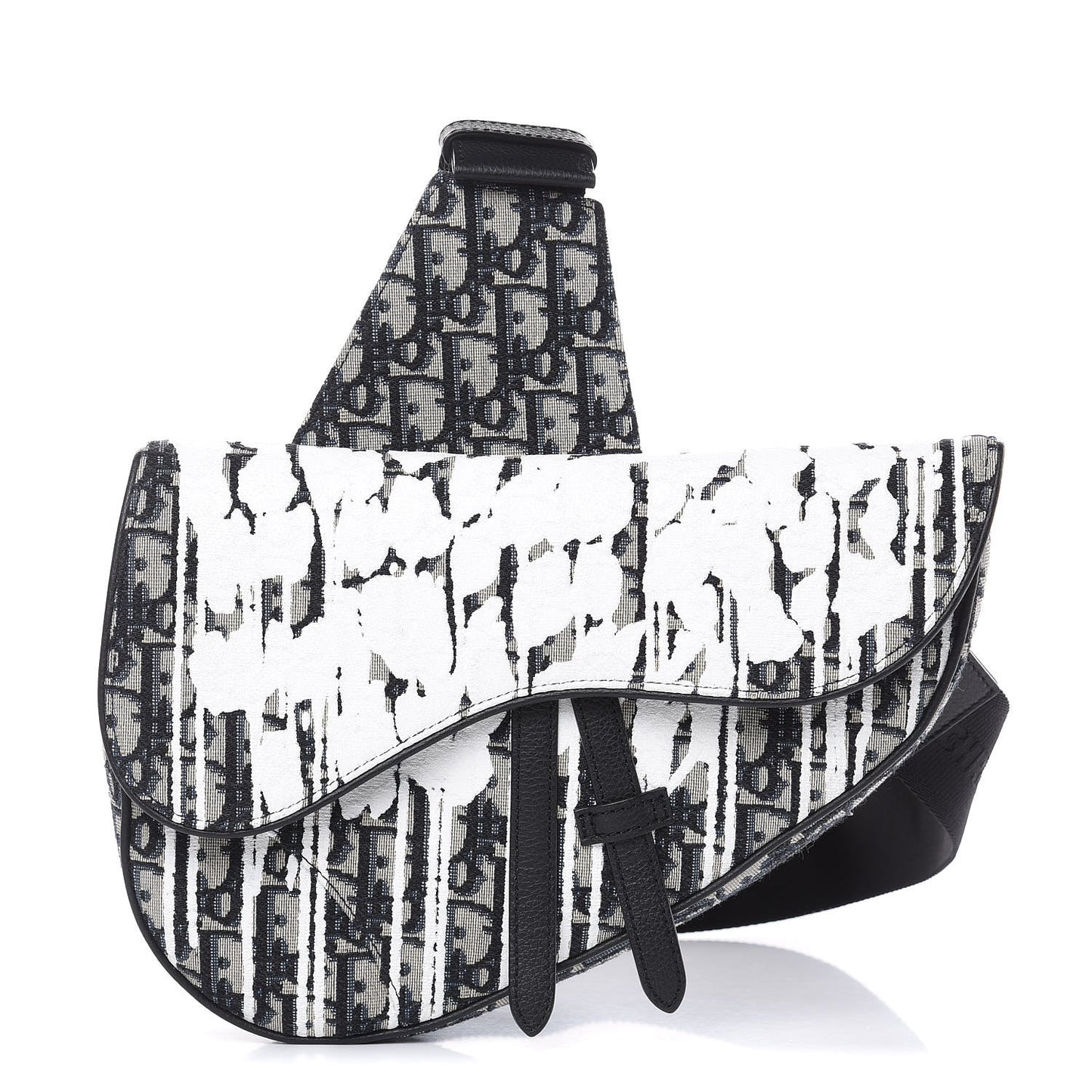 X RAYMON PETTIBON Oblique Mens Saddle Bag Blue White