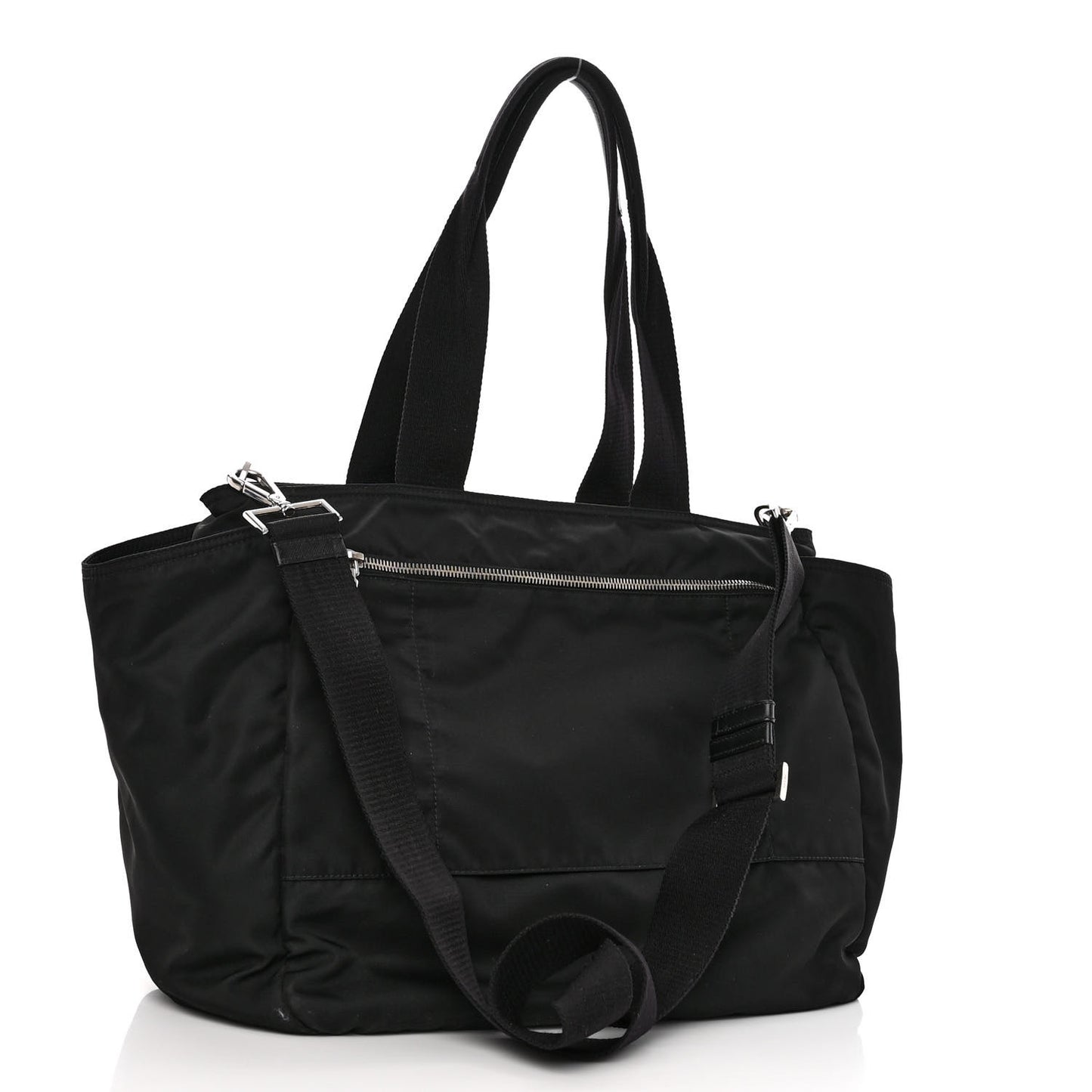 Tessuto Nylon Diaper Bag Black