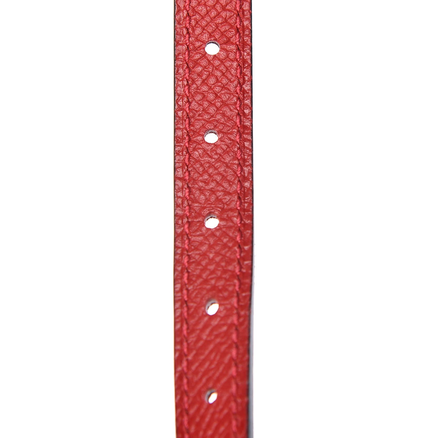Swift Epsom 13mm Belt Strap 85 Rouge H Rouge Casaque