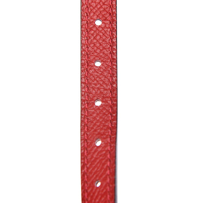 Hermes Swift Epsom 13mm Belt Strap 85 Rouge H Rouge Casaque 4 of 8