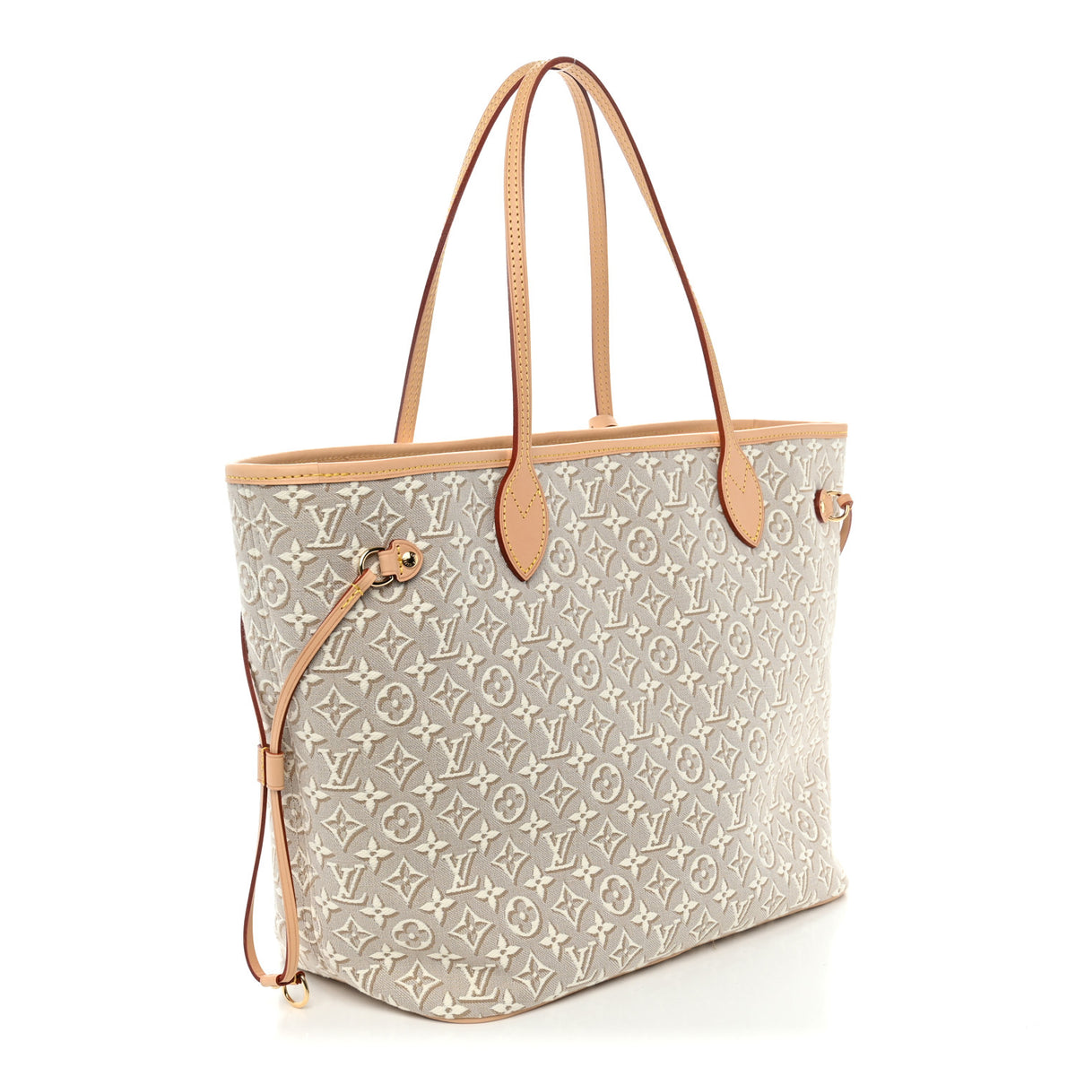 Louis Vuitton Jacquard Monogram Embleme Neverfull MM Peuplier 5 of 17