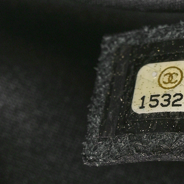 Chanel Lambskin Quilted Maxi 3 Flap Black 8 of 12