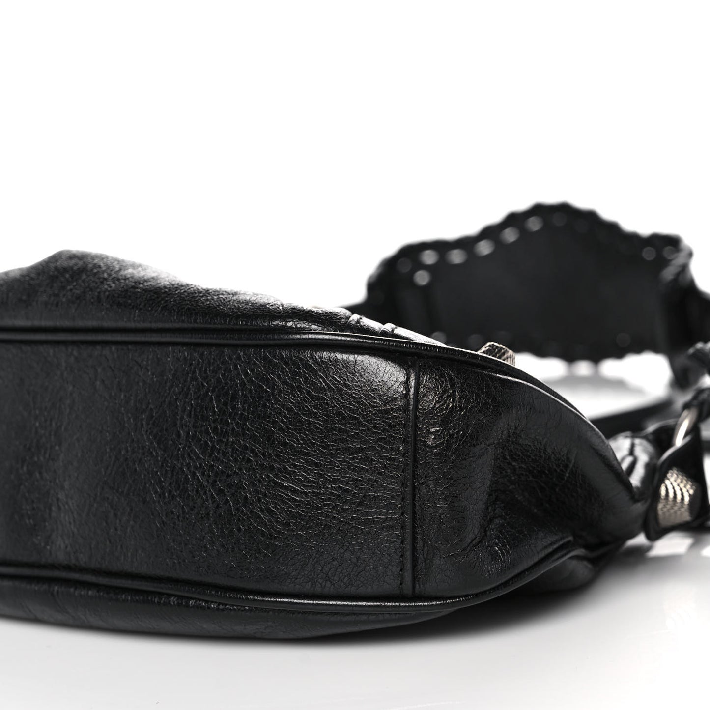 Agneau Arena Le Cagole Shoulder Bag XS Black
