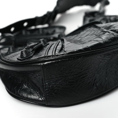 Balenciaga Agneau Arena Monochrome Le Cagole Shoulder Bag XS Black 10 of 11