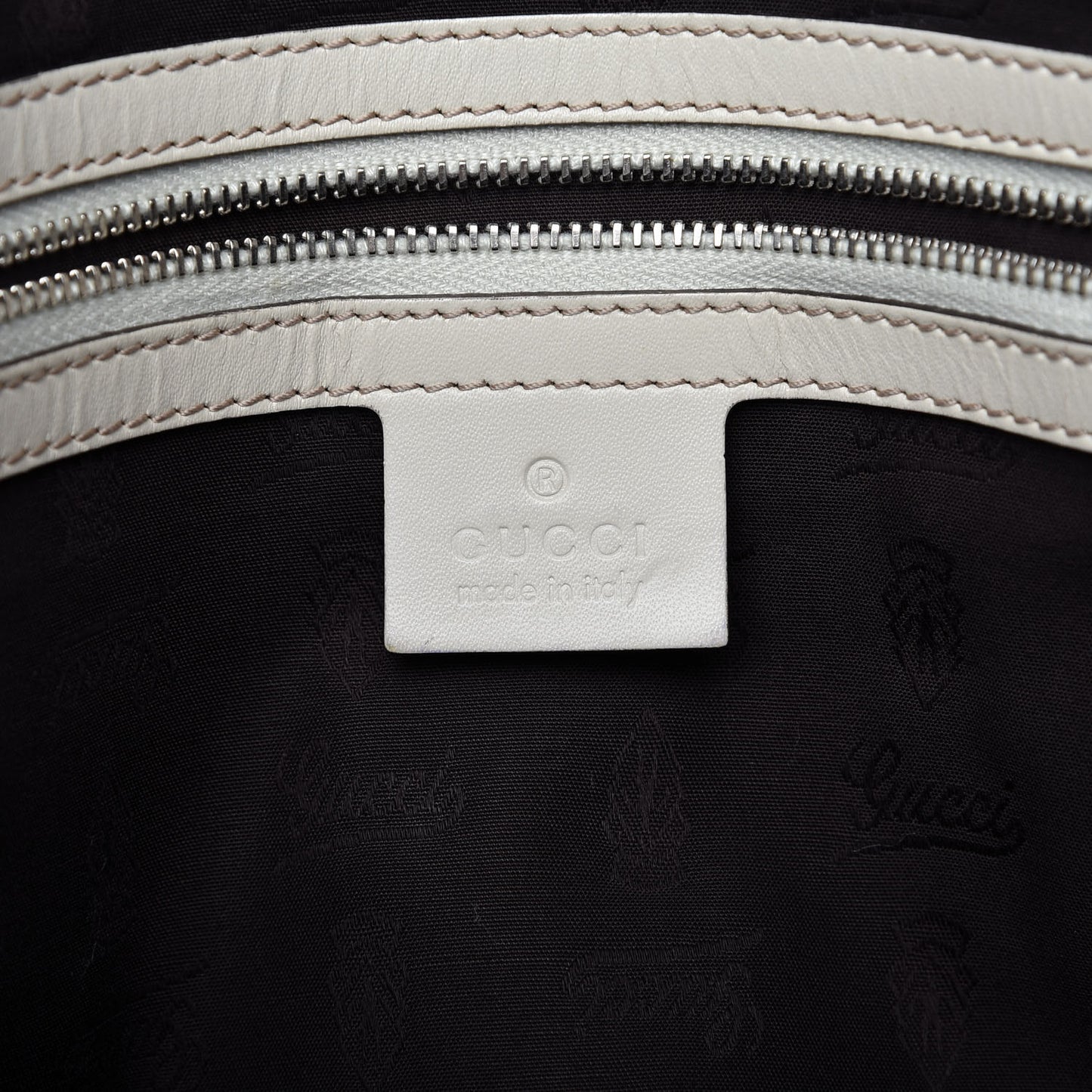 Monogram Medium Twins Tote Off White