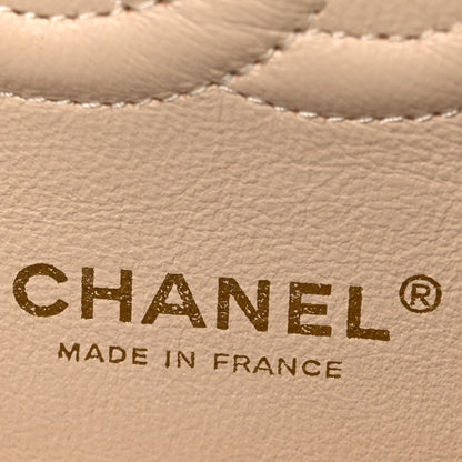 Chanel Caviar Quilted Medium Double Flap Beige Beige Clair 6 of 11