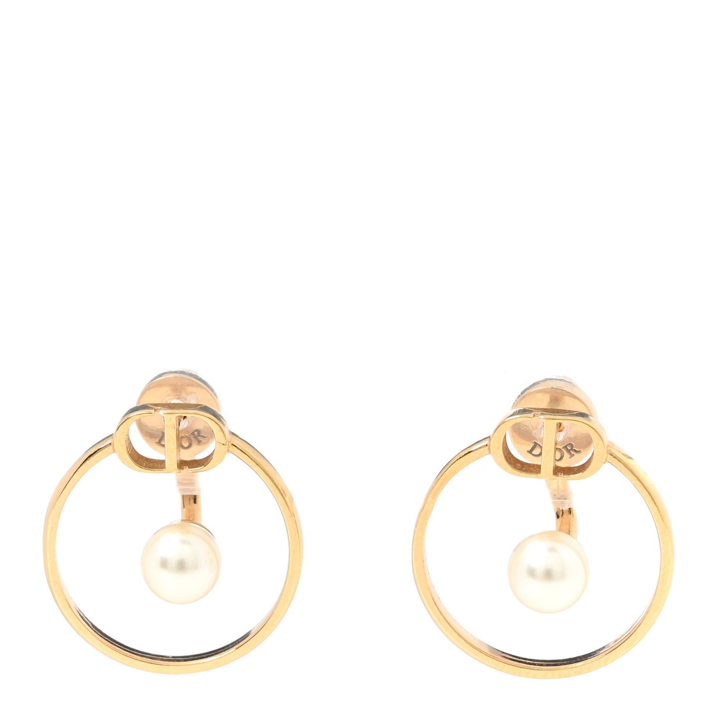 Pearl 30 Montaigne Earrings Gold