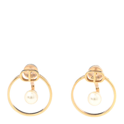 Christian Dior Pearl 30 Montaigne Earrings Gold 1 of 5
