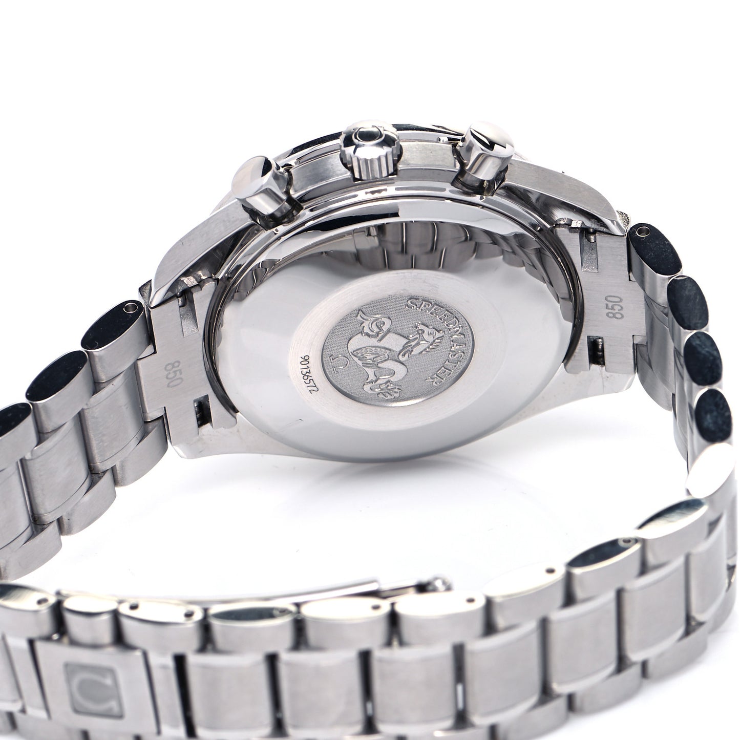 Stainless Steel 39mm Speedmaster Chronograph Automatic Watch Black 3513.50
