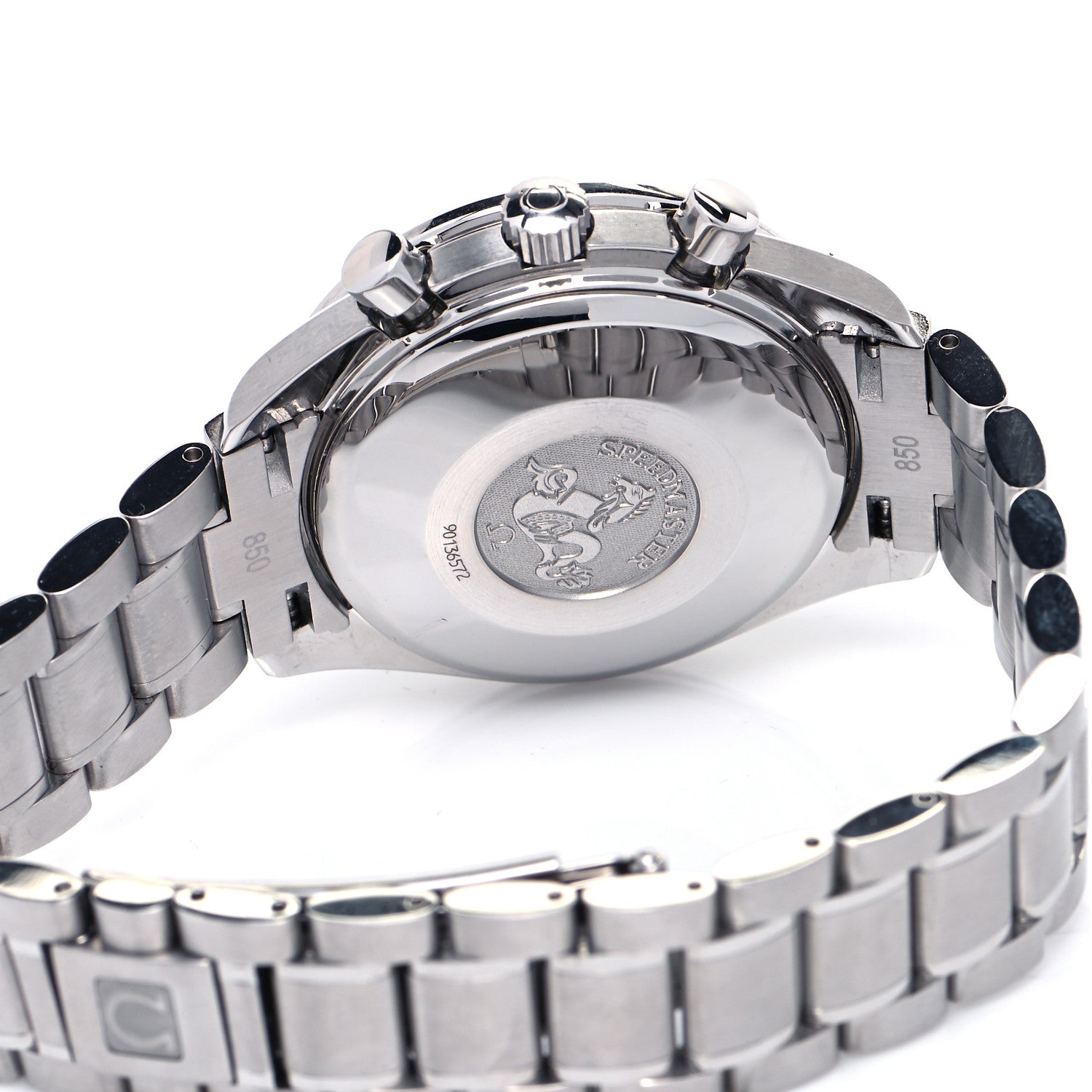Omega Stainless Steel 39mm Speedmaster Chronograph Automatic Watch Black 3513.50 4 of 5