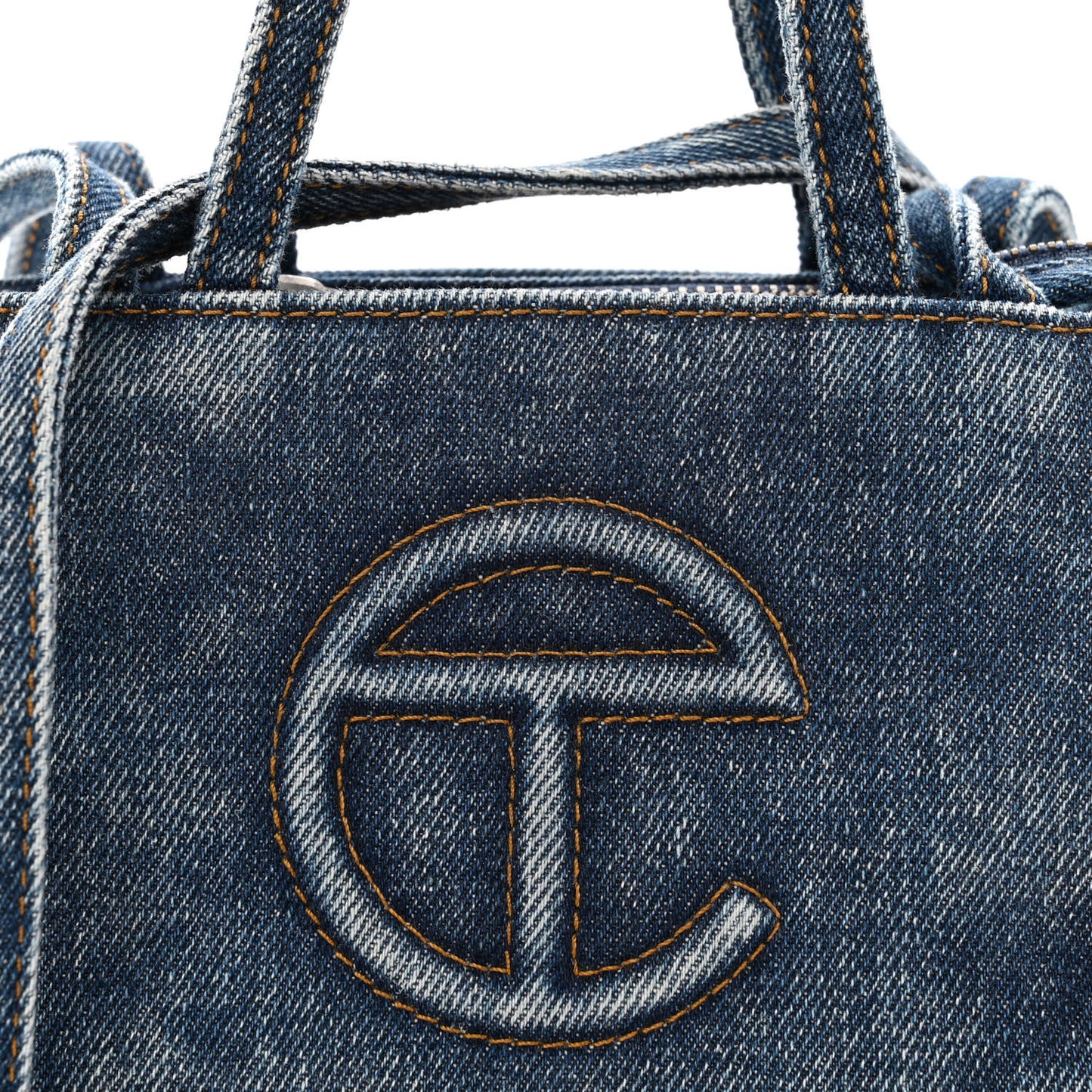 Denim Small Shopping Bag Blue