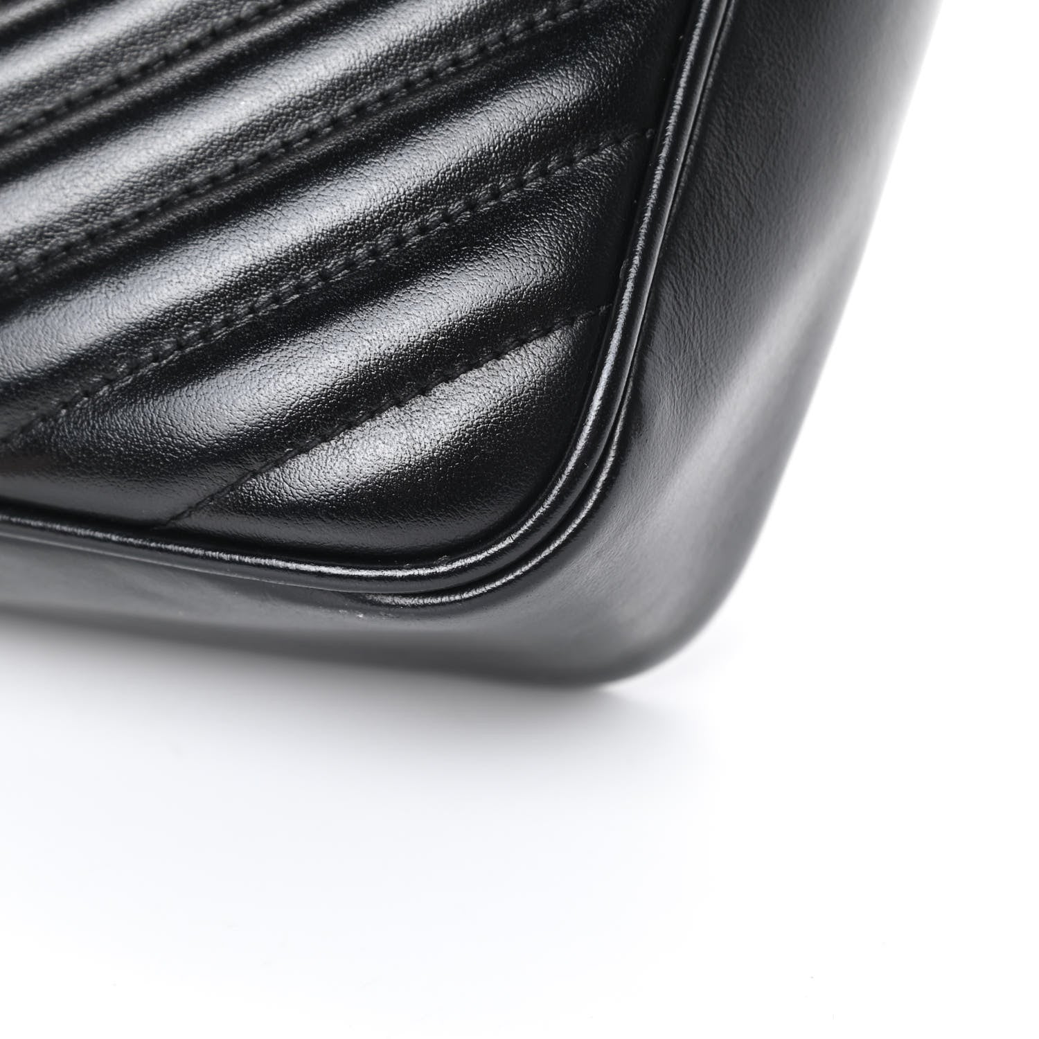 Saint Laurent Calfskin Matelasse Monogram Lou Camera Bag Black 11 of 15