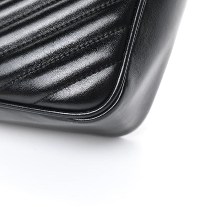 Saint Laurent Calfskin Matelasse Monogram Lou Camera Bag Black 11 of 15