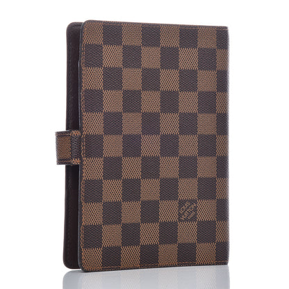 Louis Vuitton Damier Ebene Medium Ring Agenda Cover 3 of 12