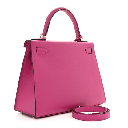 Hermes Epsom Kelly Sellier 28 Rose Pourpre 3 of 10