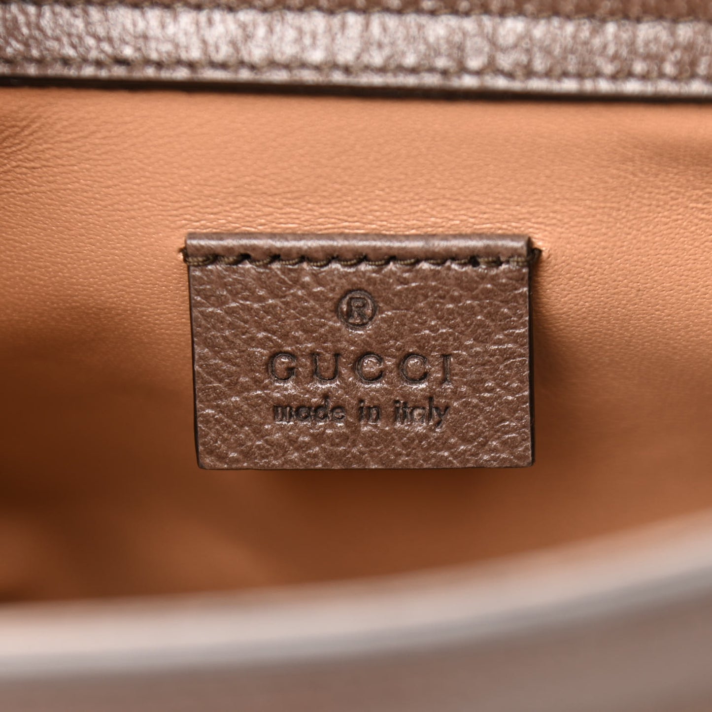 Monogram Jumbo GG Textured Dollar Calfskin Mini Diana Tote Bag Camel Ebony New Acero