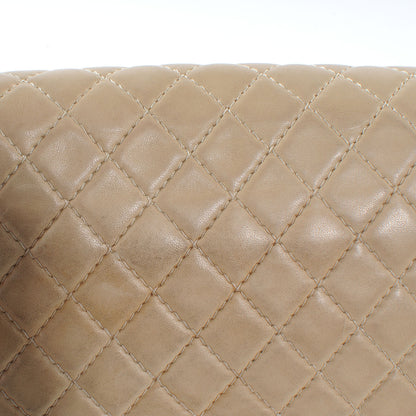 Chanel Lambskin Quilted Medium Boy Flap Beige Black 6 of 9
