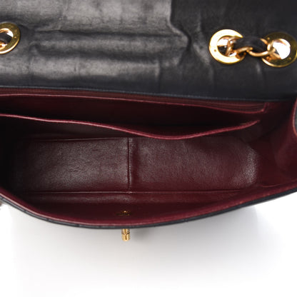 Chanel Lambskin Quilted Jumbo Single Flap Black 6 of 12