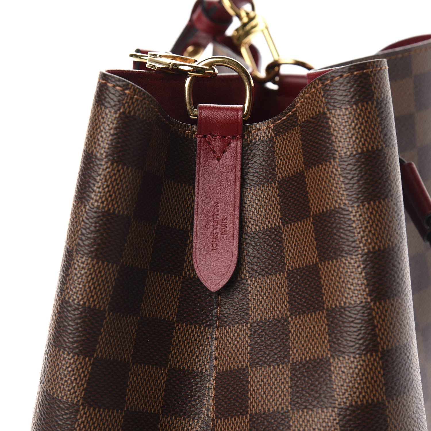 Louis Vuitton Damier Ebene Neonoe MM Cherry Berry 8 of 10