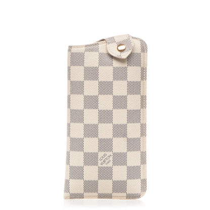 Louis Vuitton Damier Azur Sunglasses Case MM 1 of 12