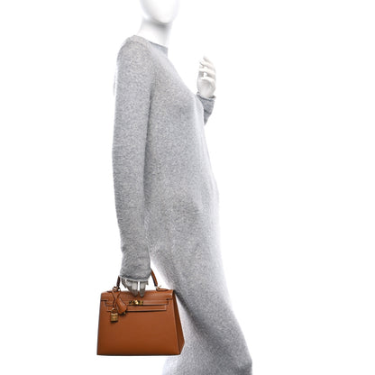 Hermes Epsom Kelly Sellier 25 Gold 2 of 10