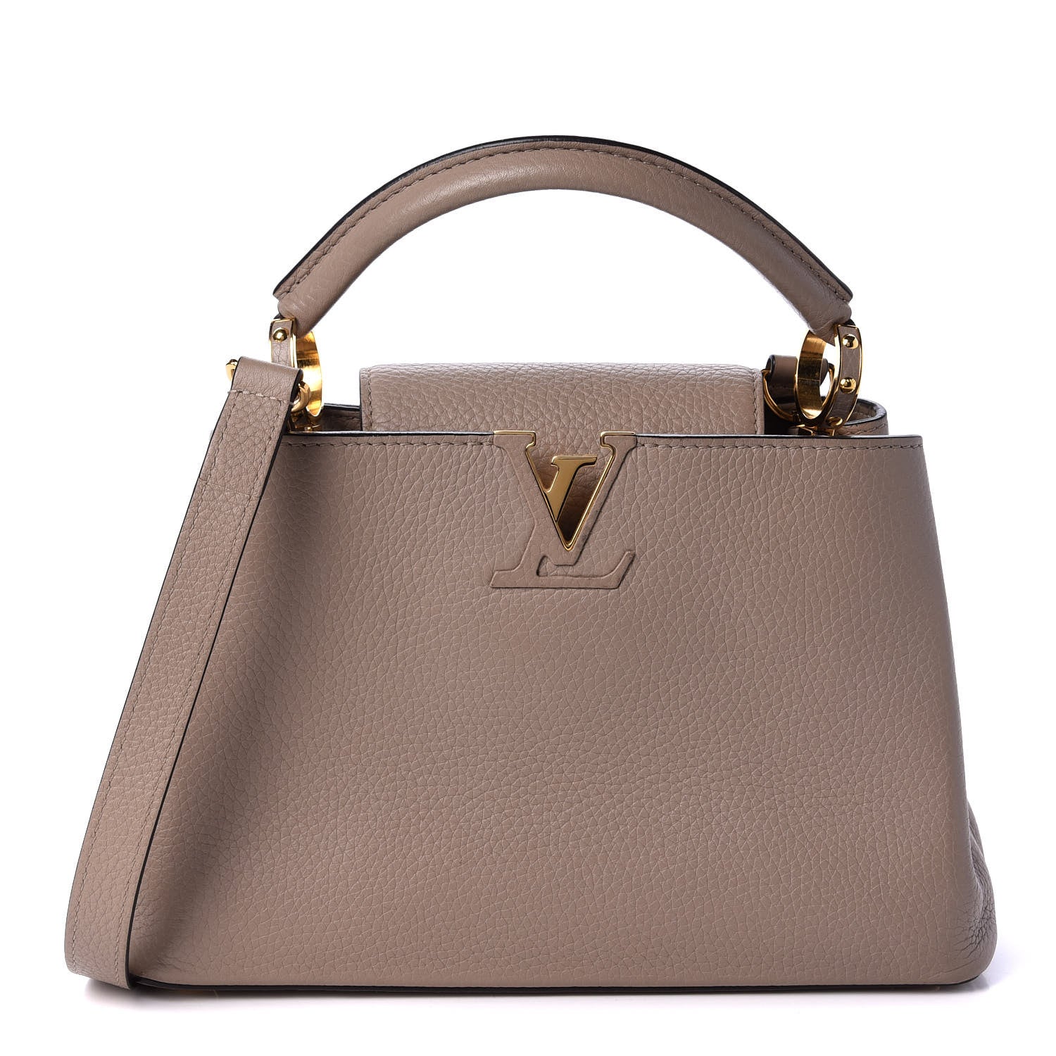 Louis Vuitton Taurillon Capucines BB Galet 1 of 14